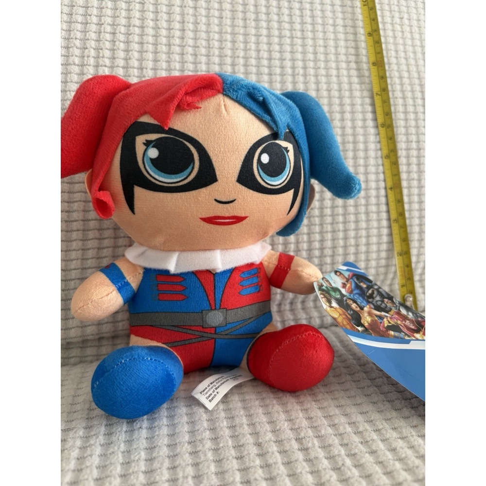 DC Justice League Harley Quinn 7" Plush Doll Licensed 2024 Toy Factory